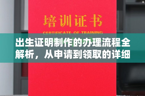 抚州出生证明制作的办理流程全解析，从申请到领取的详细指南